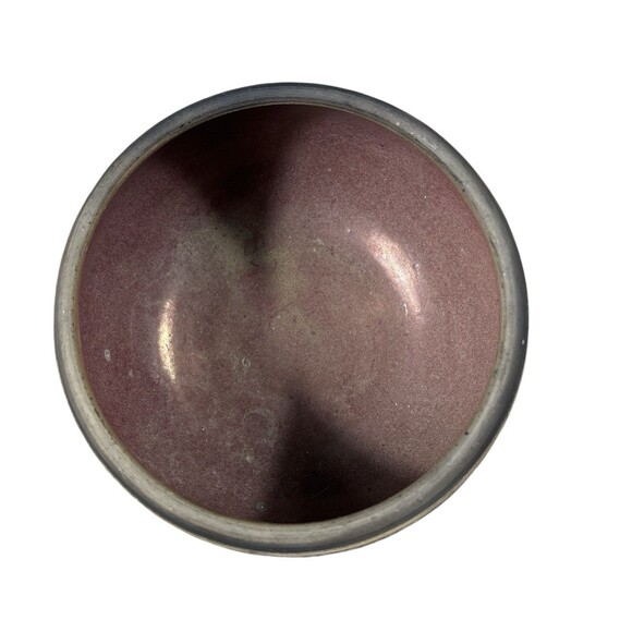 Aztec Design Pottery Bowl Brown Tan Hand Made Small Dish Decor - Picture 4 of 6